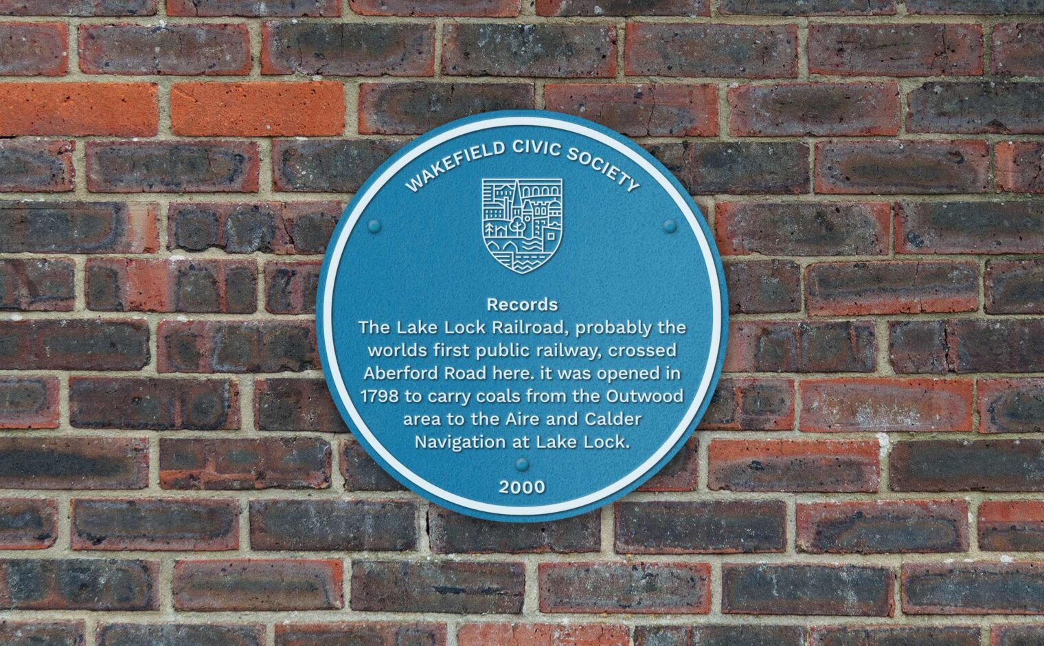Wakefield Civic Society blue plaque