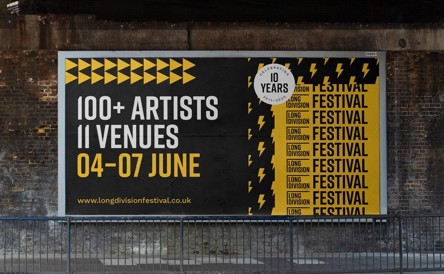 Long Division Festival billboard