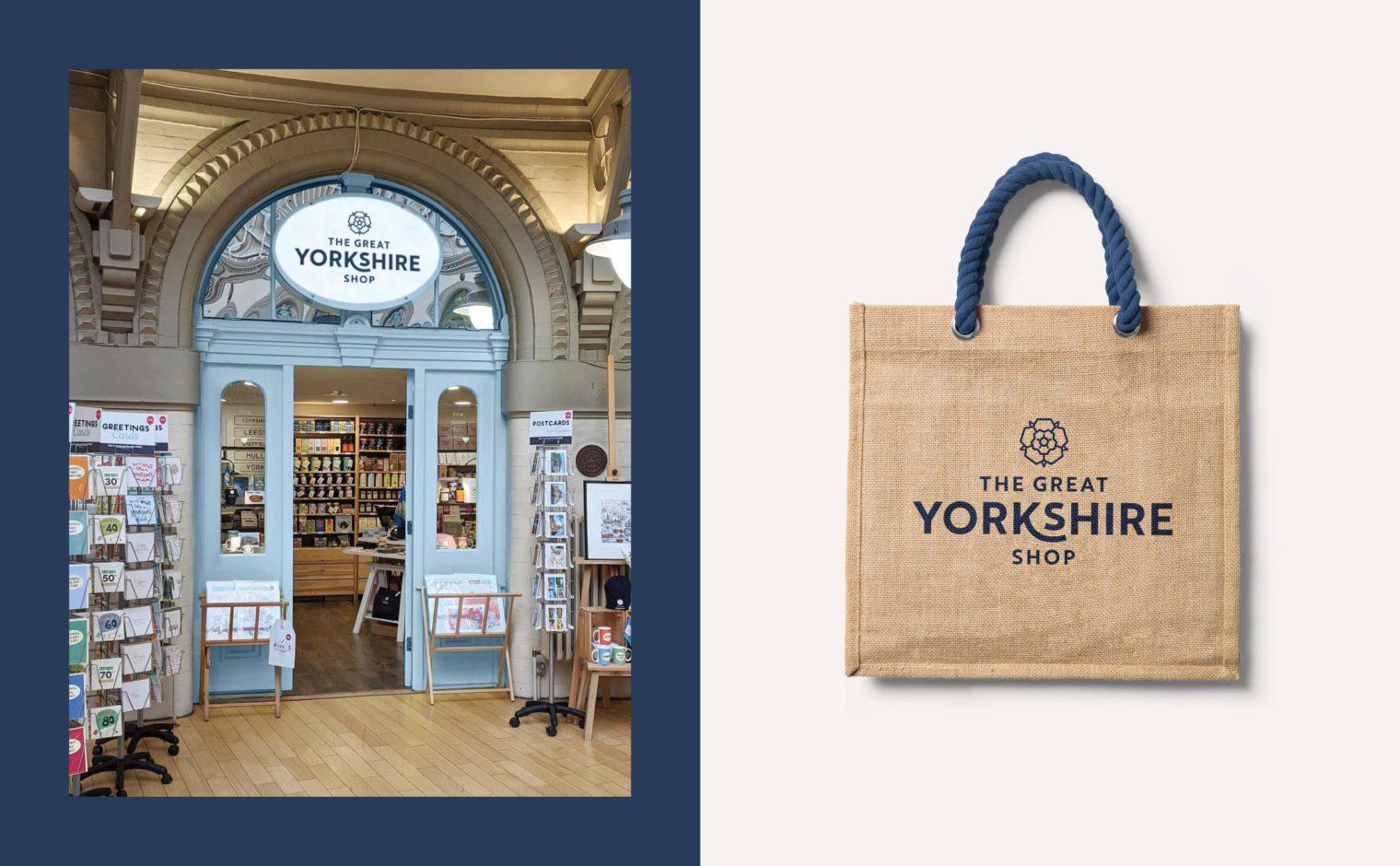 The Great Yorkshire Shop Shopping Bag and Exterior