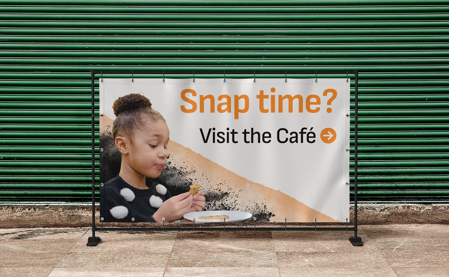 National Coal Mining Museum Brand Identity - 'Snap Time' Café Banner