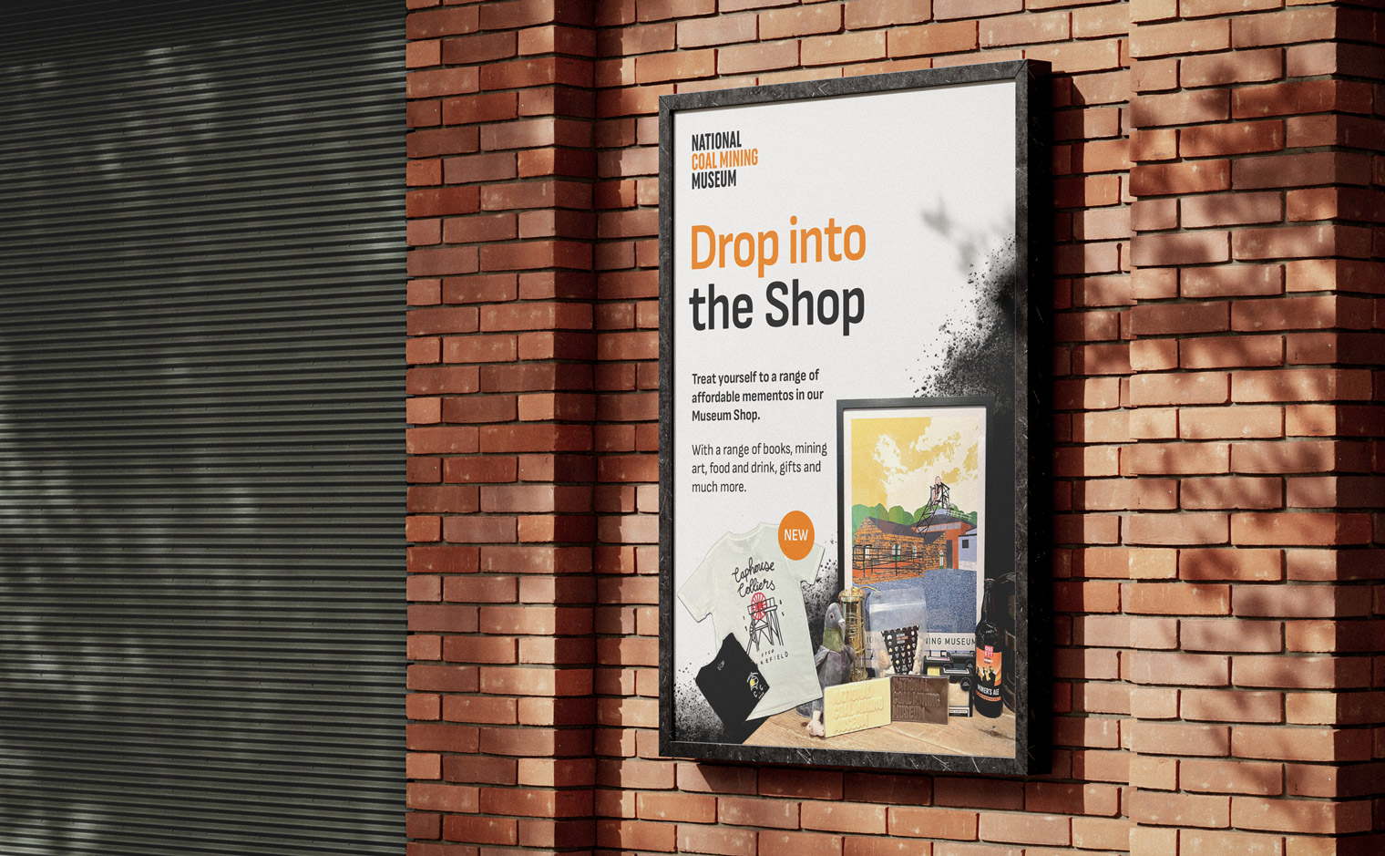 National Coal Mining Museum Brand Identity - Shop Poster