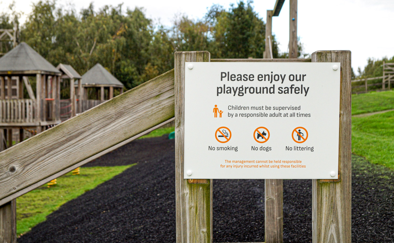 National Coal Mining Museum Brand Identity - Playground Safety Sign